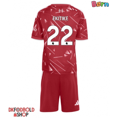 Liverpool Hugo Ekitike #22 Hjemmebanesæt Børn 2026-27 Kort ærmer (+ korte bukser)